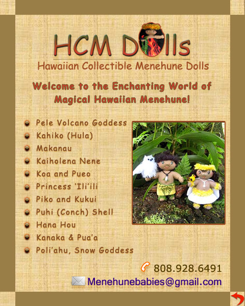 Hawaiian Collectible Menehune Dolls