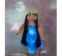 10" Art Doll Hina, Moon Goddess of Hawaii