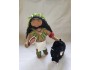  10" Art Doll Kamapua'a, Hawaiian Pig God