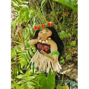 10" Art Doll Kamuela, the Hula Dancer