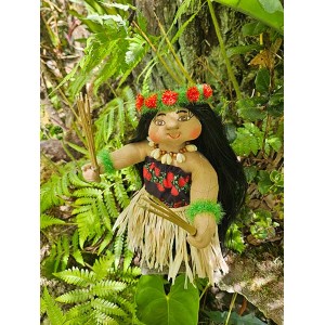 10" Art Doll Kamuela, the Hula Dancer