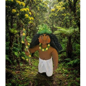 10" Art Doll Lono, God of Peace