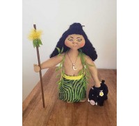 10" Art Doll Malama and Pua'a