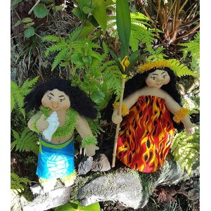 10" Art Doll Mana'o (Belief), the Mo'olelo (Story Teller)