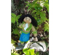 10" Art Doll Mana'o (Belief), the Mo'olelo (Story Teller)