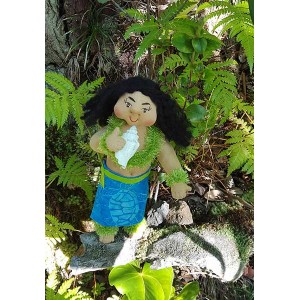 10" Art Doll Mana'o (Belief), the Mo'olelo (Story Teller)