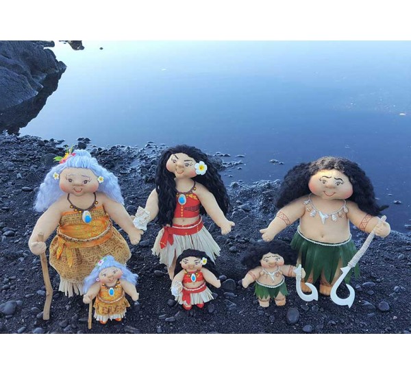 Free MOANA Inspired Doll Base by AzaleasDolls