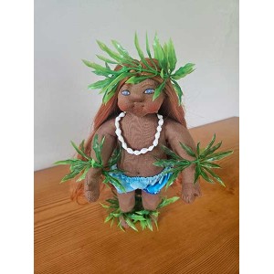 10" Art Doll Namaka, Goddess of the Ocean