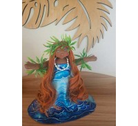 10" Art Doll Namaka, Goddess of the Ocean