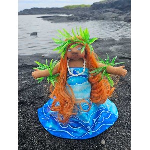 10" Art Doll Namaka, Goddess of the Ocean