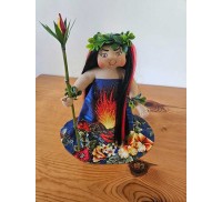 10" Art Doll Pele, Volcano Goddess