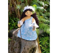 10" Art Doll Poli'ahu, Snow Goddess of Mauna Kea