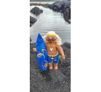 *10" Art Doll Wili, the Surfer Boy*