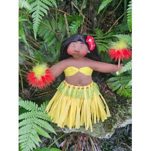 10" Art Doll Aloha, the Hula Dancer