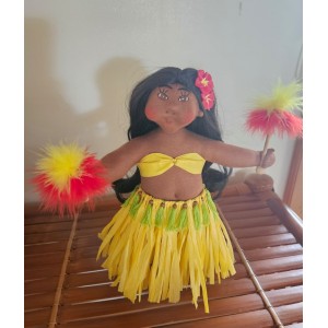 10" Art Doll Aloha, the Hula Dancer