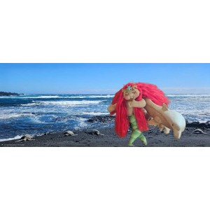 4" Art Doll Moemoe, the Mermaid