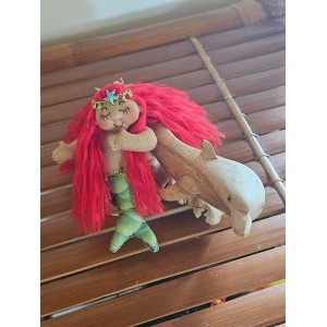 4" Art Doll Moemoe, the Mermaid