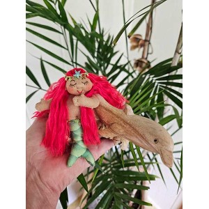 4" Art Doll Moemoe, the Mermaid