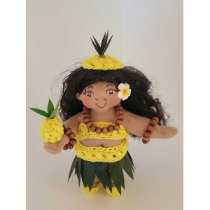 *4" Art Doll 'Olena, the Pineapple Dancer*