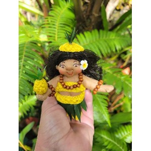 *4" Art Doll 'Olena, the Pineapple Dancer*