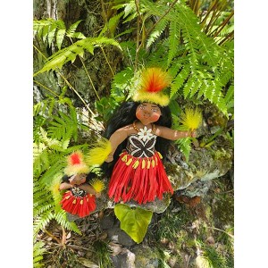 4" Art Doll Tiare, the Tahitian Dancer