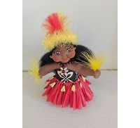 4" Art Doll Tiare, the Tahitian Dancer