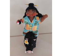 4" Art Dolls Musubi and Pua'a