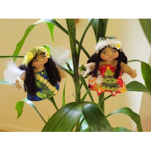 *Aloha Doll Ornament: Maile, the Guardian Angel*