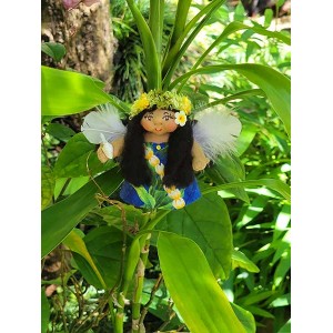 *Aloha Doll Ornament: Maile, the Guardian Angel*