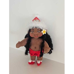 *Aloha Doll Ornament: Kanikani, the Christmas Elf*