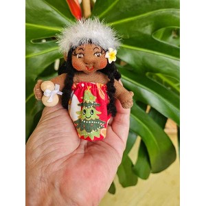 *Aloha Doll Ornament: Kanikani, the Christmas Elf*