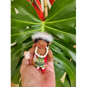 *Aloha Doll Ornament: Mu**, the Christmas Elf*