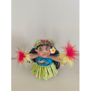 Aloha Doll Ornament: Uli’uli, the Hula Dancer Aloha Doll Ornament: Uli’uli, the Hula Dancer