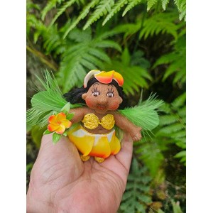 Aloha Doll Ornament: Melia (Plumeria), the Flower Fairy Aloha Doll Ornament: Melia (Plumeria), the Flower Fairy