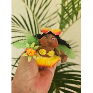 Aloha Doll Ornament: Melia (Plumeria), the Flower Fairy Aloha Doll Ornament: Melia (Plumeria), the Flower Fairy