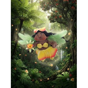 Aloha Doll Ornament: Melia (Plumeria), the Flower Fairy Aloha Doll Ornament: Melia (Plumeria), the Flower Fairy