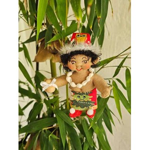 Aloha Doll Ornament:  Mu (Elf), the Christmas Elf