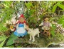 7" Fairy Tale Art Doll Little Red Riding Hood and the Wolf