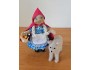 7" Fairy Tale Art Doll Little Red Riding Hood and the Wolf