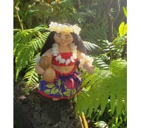 10" Art Doll Kuleana, the Pa'u Hula Dancer