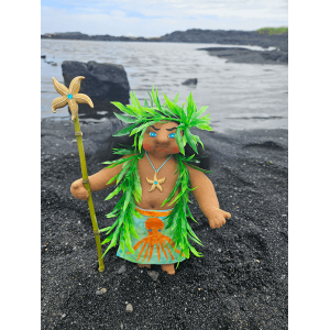 10" Art Doll Kanaloa, God of the Ocean