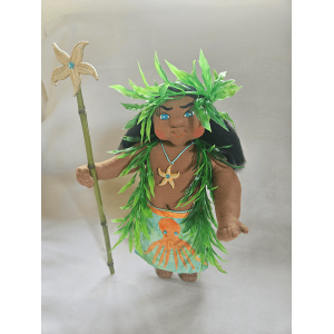 10" Art Doll Kanaloa, God of the Ocean