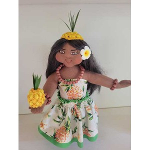 *10" Art Doll Kahiki, the Pineapple Dancer*