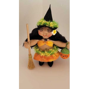 4" Art Doll Pala'ai, the Little Hawaiian Witch