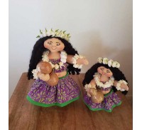 10" & 7" Art Dolls **Mother and Daughter