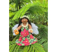 10" Treetop Angel Pua Kalikimaka 10" Treetop Angel Pua Kalikimaka