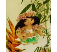 Aloha Dolls Ornament: Puli, the Hula Dancer