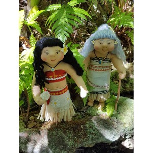 Huggable Hawaiian Art Doll *Tala, the Storyteller*